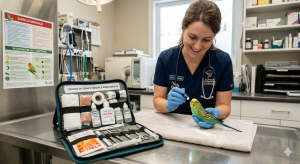 Prévoir une trousse de soins d&rsquo;urgence pour les oiseaux